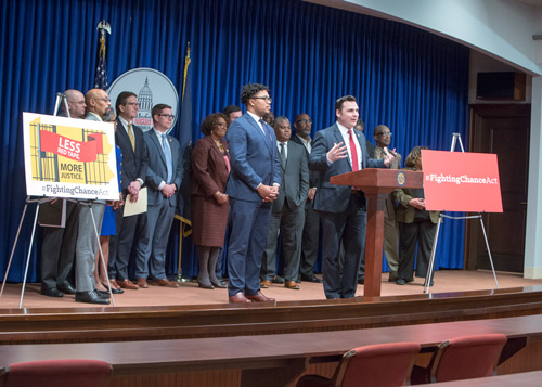 Lewis, Kenyatta Unveil Fighting Chance Act 